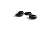 Brutus Big Bulge Silicone Cock Ring Set 4 Piece Black Cock Ring Sets
